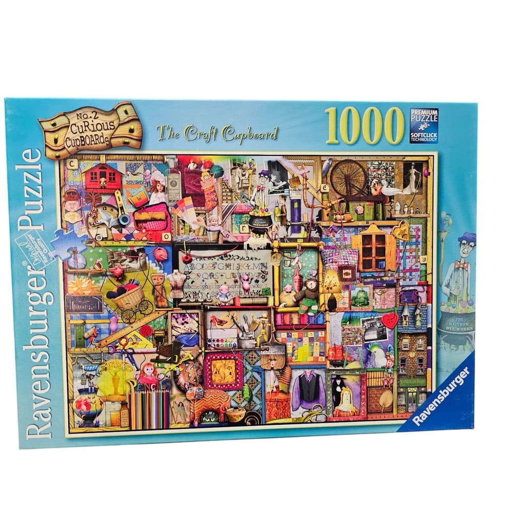 Ravensburger The‎ Craft Cupboard 1000 Piece Jigsaw Puzzle No 2 Colin Thompson